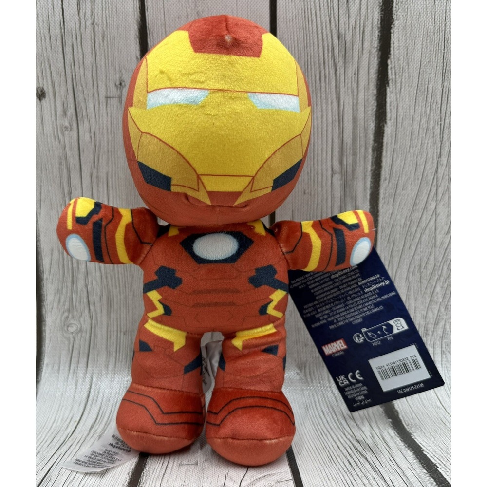 Disney Marvel Iron Man Plush 10" Stuffed Toy Doll Avengers New